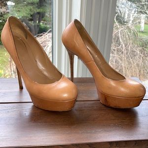 Camel-Colored Italian Stilettos